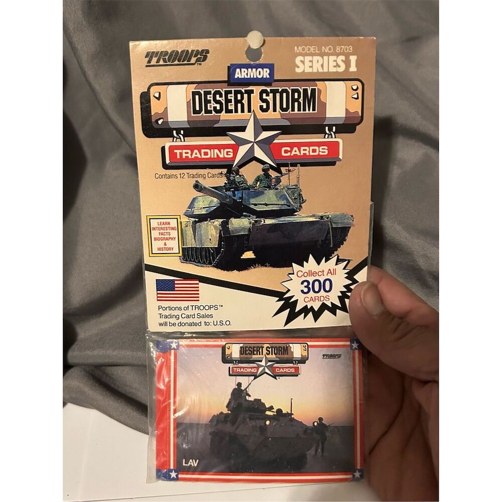 Desert Storm Series 1 Armor Trading Cards Set 1991 Vintage Collectible